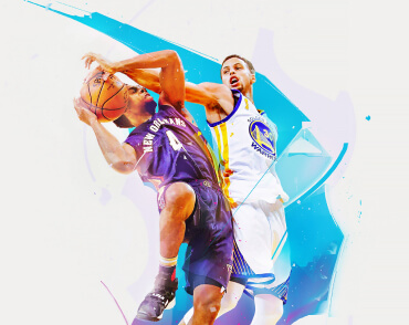 Basketball game poster